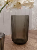 Vaso L Stripes Cinza
