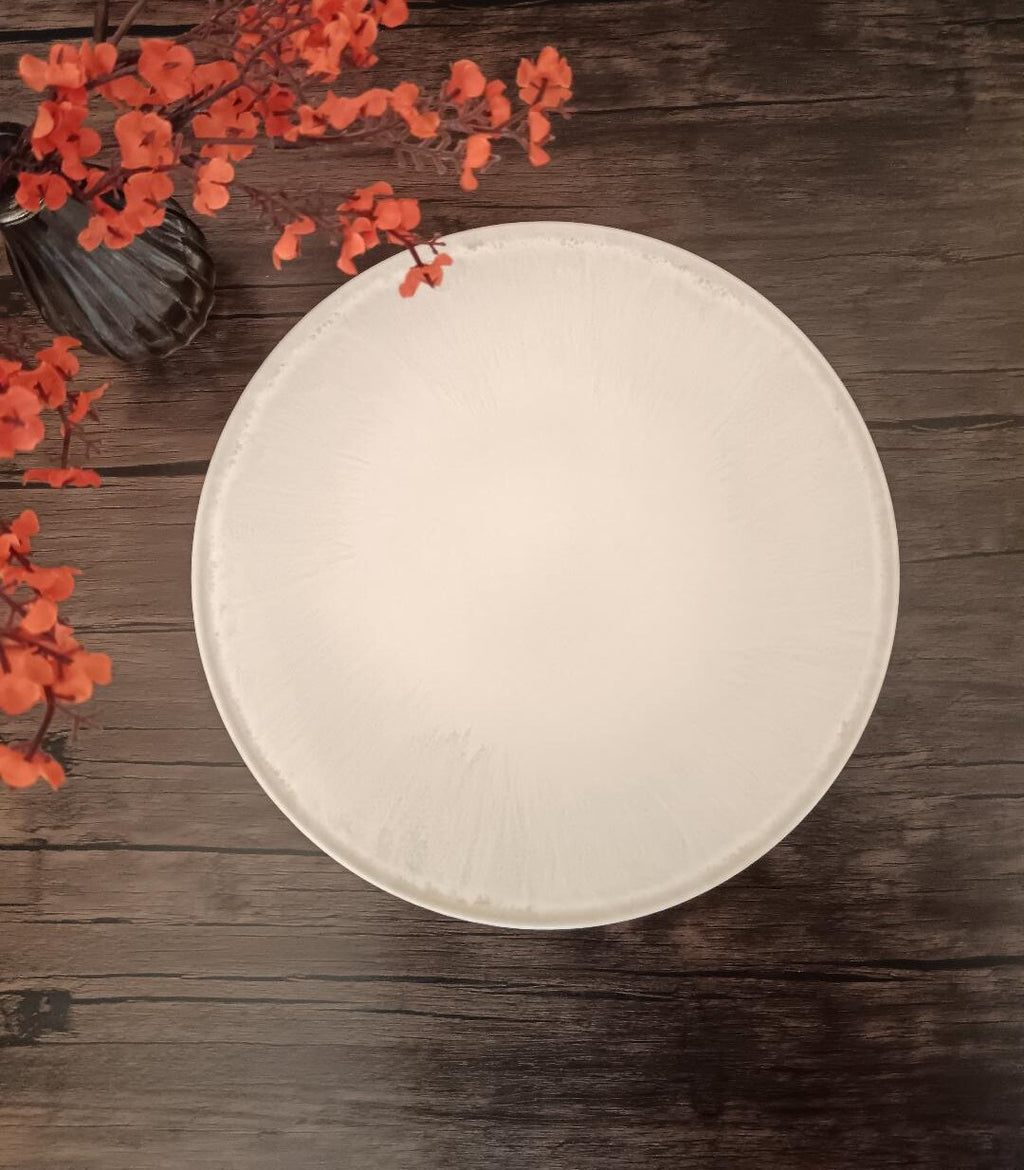 Plato Terra Beige Llano