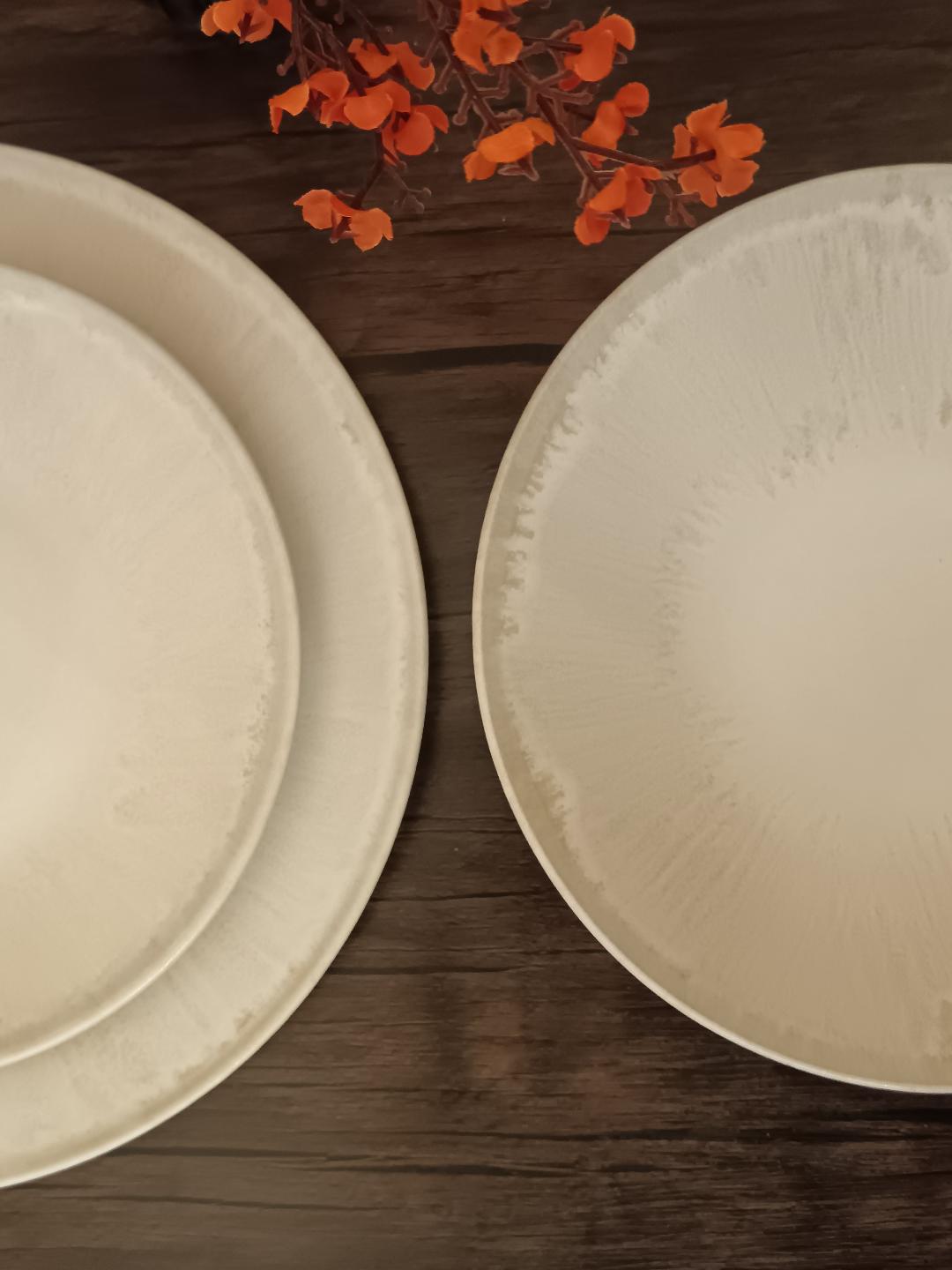 Plato Terra Beige Llano