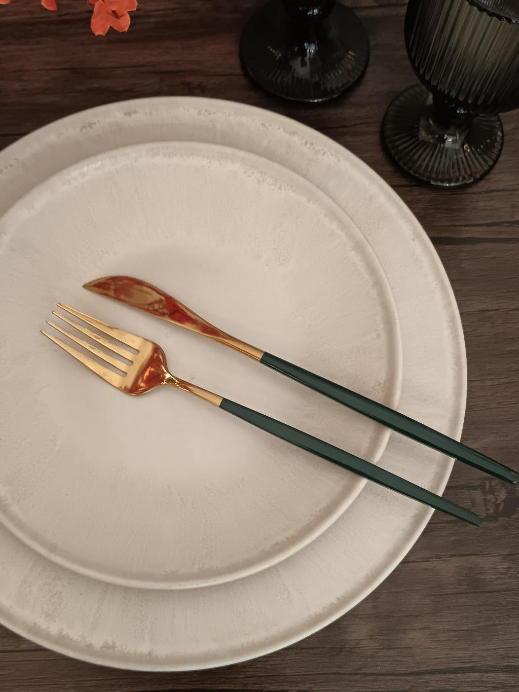 Plato Terra Beige Llano