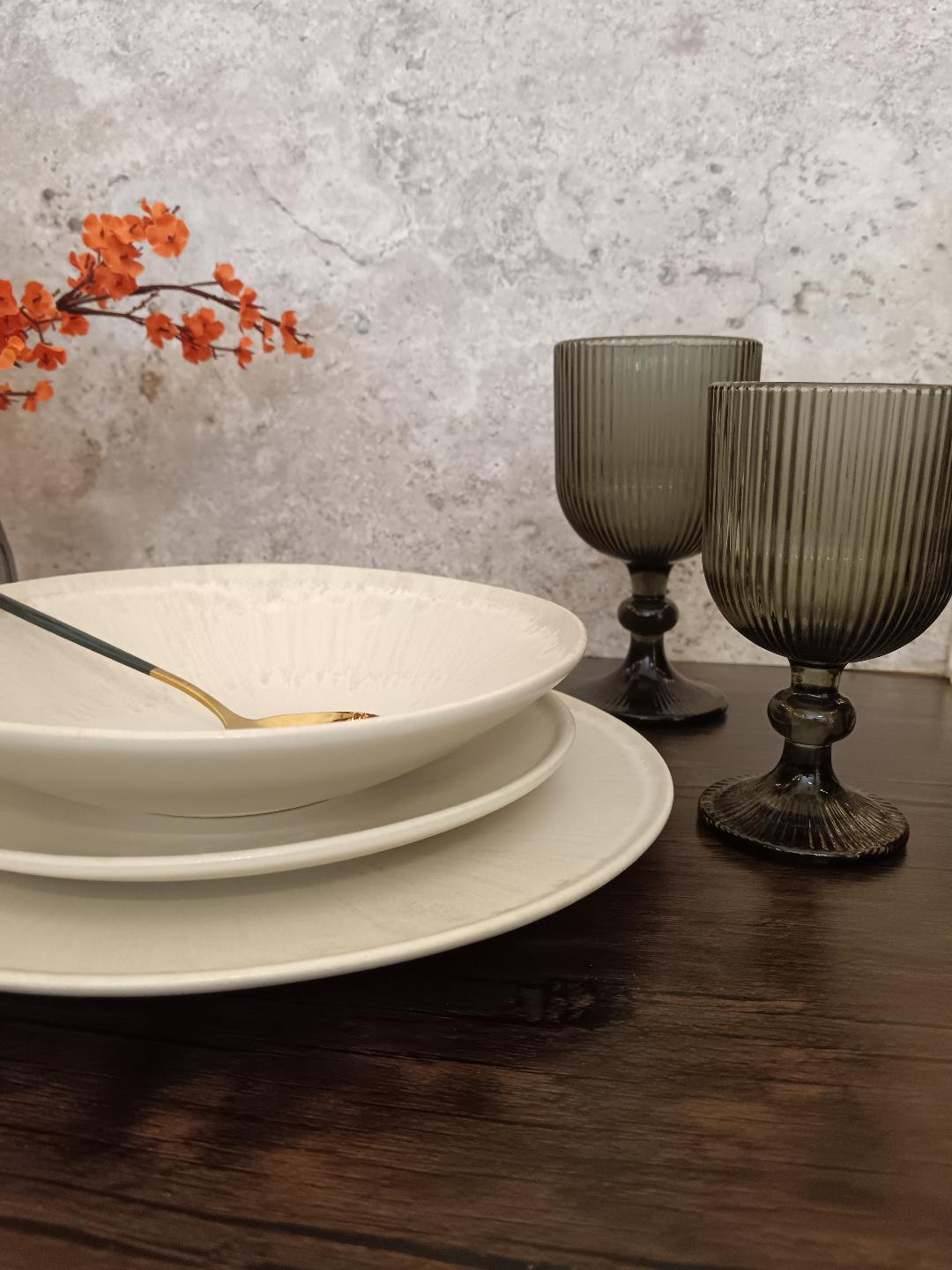 Plato Terra Beige Llano